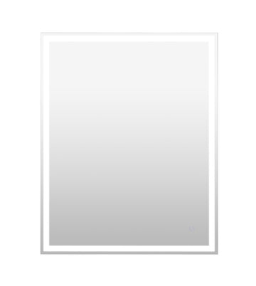 Pax Rectangular Frameless Anti-Fog Aluminum Front/Back-lit Tri-color LED Bathroom Vanity Mirror with Smart Touch Control - JONATHAN Y